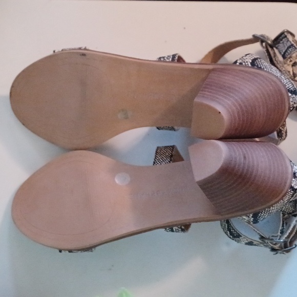 Lucky Brand Ressia Natural Snake Strappy Sandals ** SZ 6.5 - Picture 9 of 10